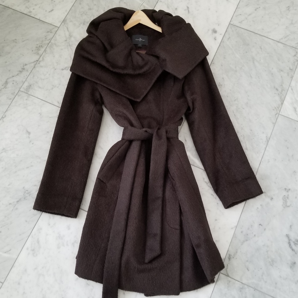 Cole Haan Suri Alpaca Coat size 12